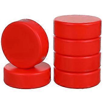 Sport Foam Ice Hockey Puck Stress Ball Practice Pucks Lightweight Training Equipment Round .50X7.50X2.60CM 6Pcs