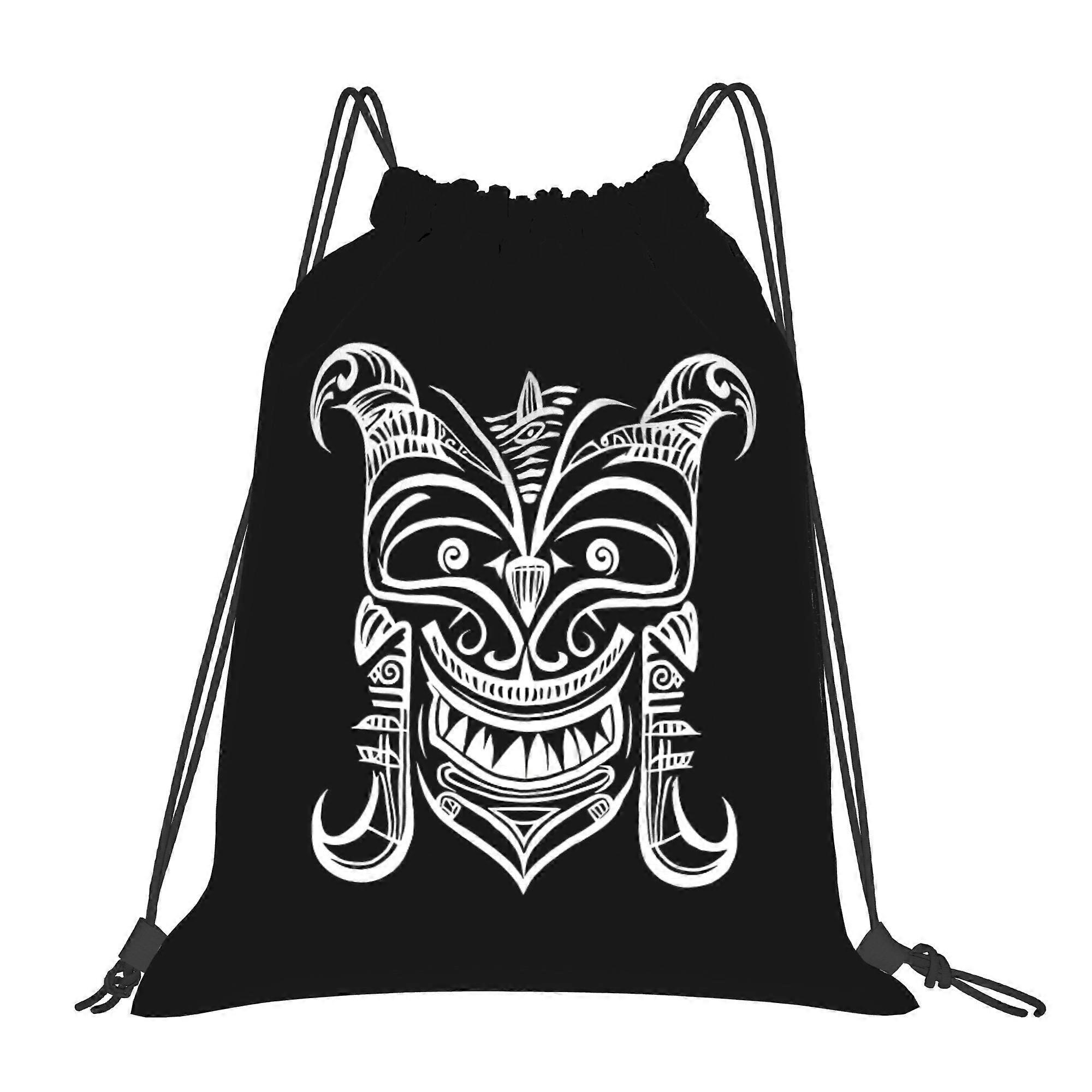 Dragskoväskor med en maya-stammaskdesign - Dwazs