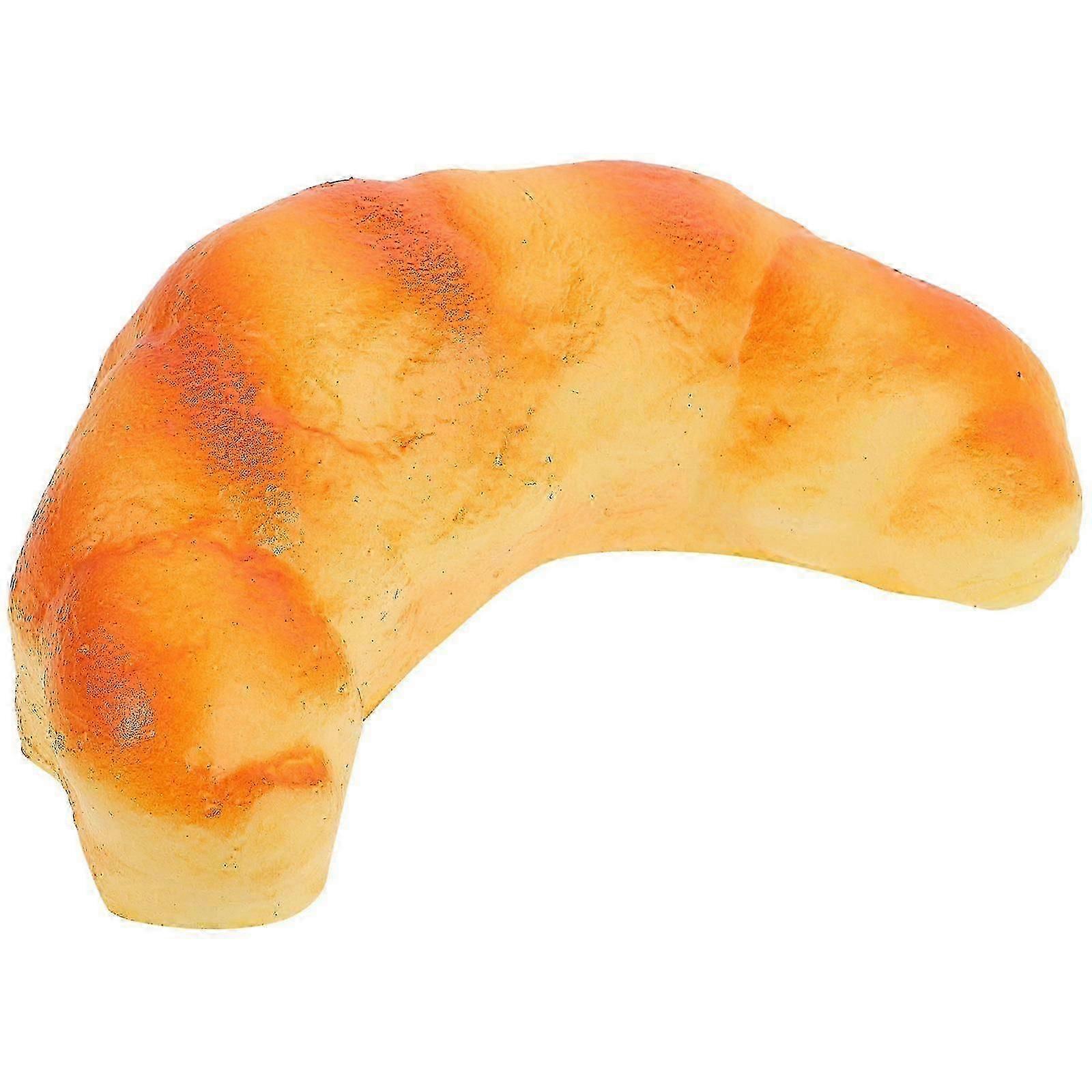 Simulation Bread Croissant Fake Bread Props for Decoration 1 Piece