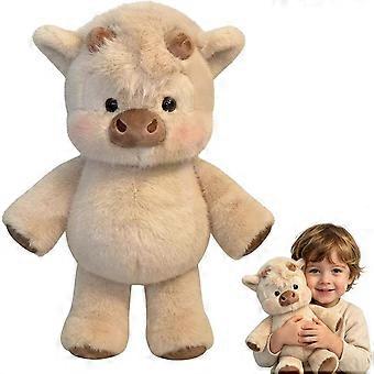 45cm Highland Cow Plush Toy, Ultra-Soft Stuffed Animal, Vacuum-Sealed Gift for Kids, Cute Highland Cow Pillow for Boys Girls