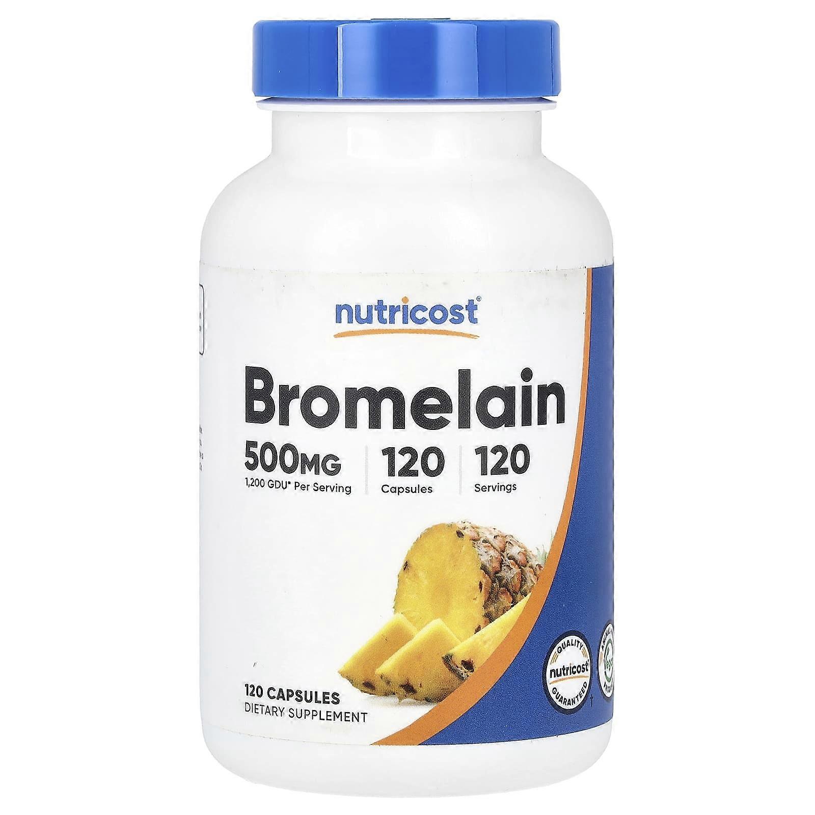 Nutricost, Bromelain, 500 mg, 120 Capsules, 2-Pack