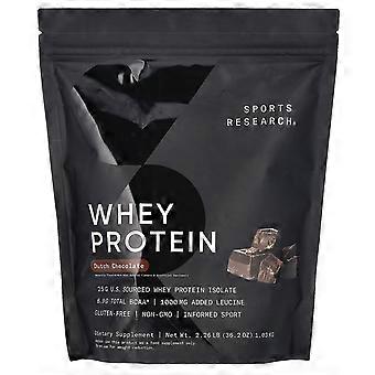 Sports Research, Whey Protein, Dutch Chocolate, 2.26 lb (1.03 kg)