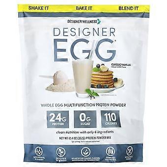 Designer Wellness, Designer Egg®, Whole Egg Multifunction Protein Powder, Classic Vanilla, 12.4 oz (