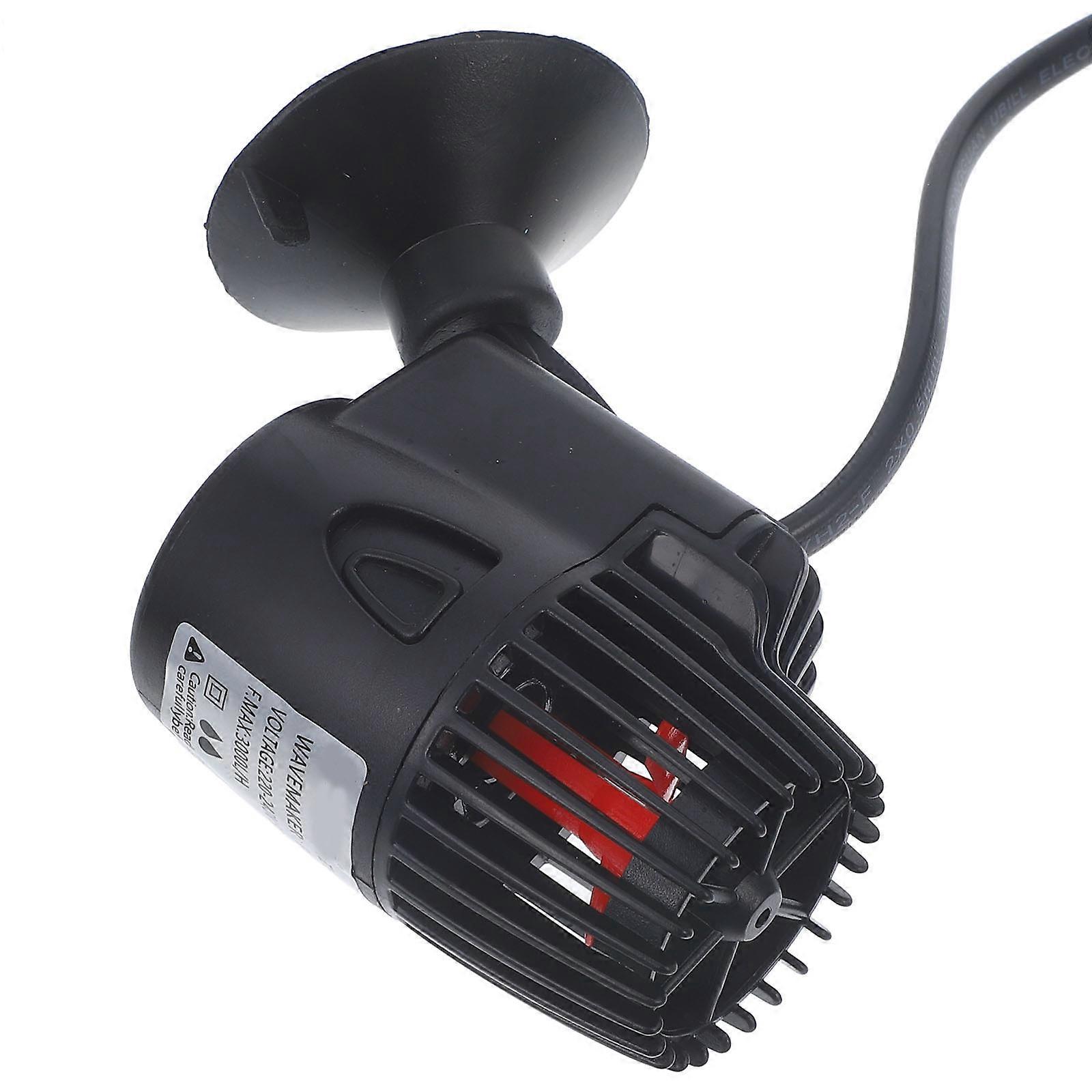 Aquarium Clean Pump Plastic Wavemaker Wave-making Water Circulation Pump (Black EU Plug)
