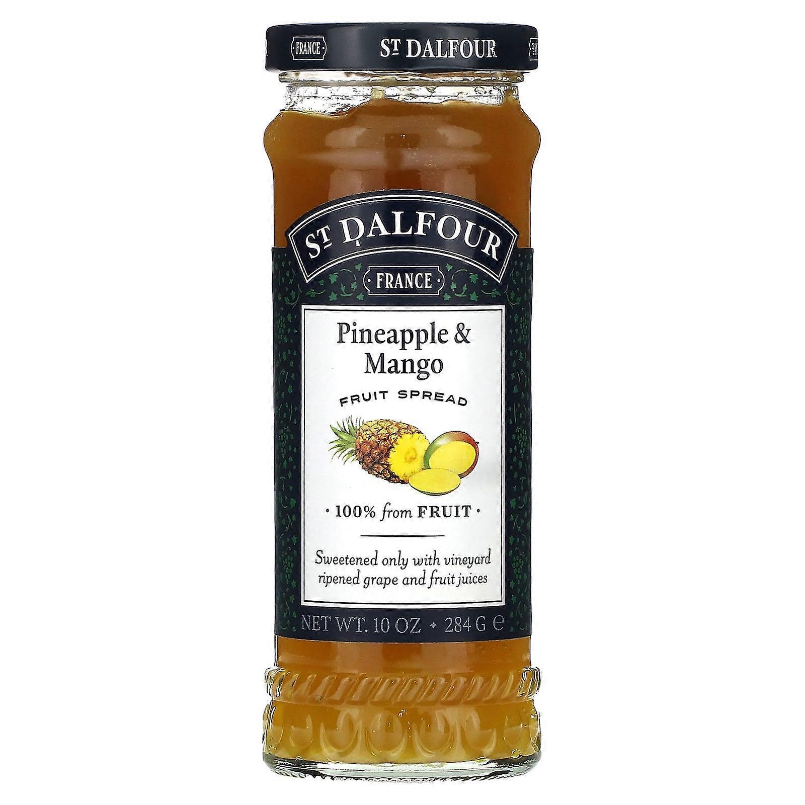 St. Dalfour, Pineapple & Mango Fruit Spread, 10 oz (284 g), 4-Pack