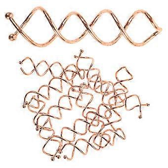 20 stuks spiraal Bobby Hair Screw Hair Clip Mini Clip voor DIY Hair Style (Rose Gold)