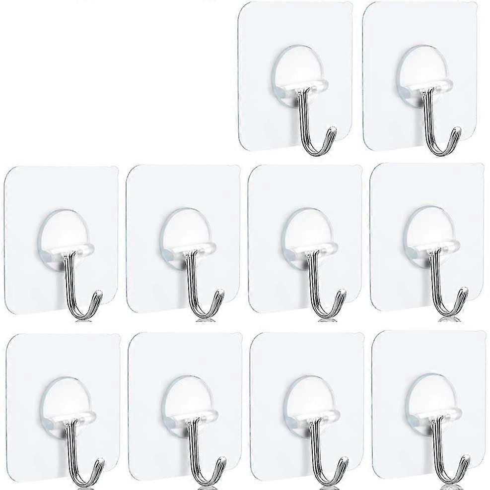 Self Adhesive Seamless Hooks 10pcs