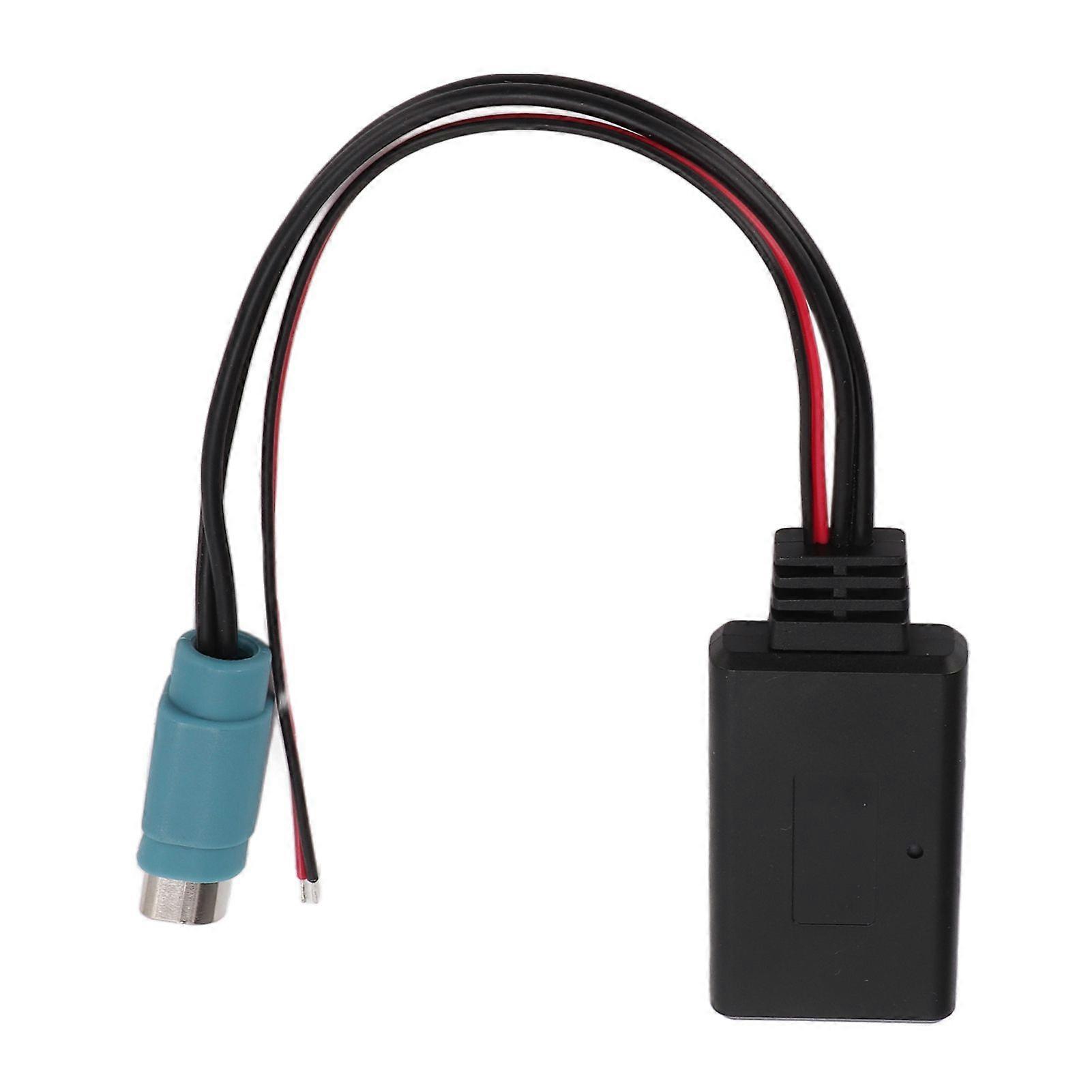 Stereo Bluetooth Adapter Wireless Audio Cable Car Accessory Replacement for Alpine 2009