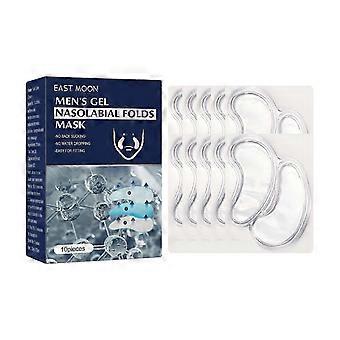 Men's Hydrating Anti-Aging Skincare Patch - Brightening, Firming, Moisturizing for Nasolabial Folds and Fine Lines