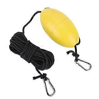 Rowing Boat Towing Rope Floating Fish Line with Stainless Steel Kayak Hook EVA Buoy