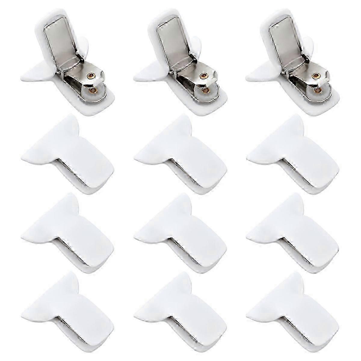 12 stabile Bettdeckenclips für Bettdecken und Steppdecken