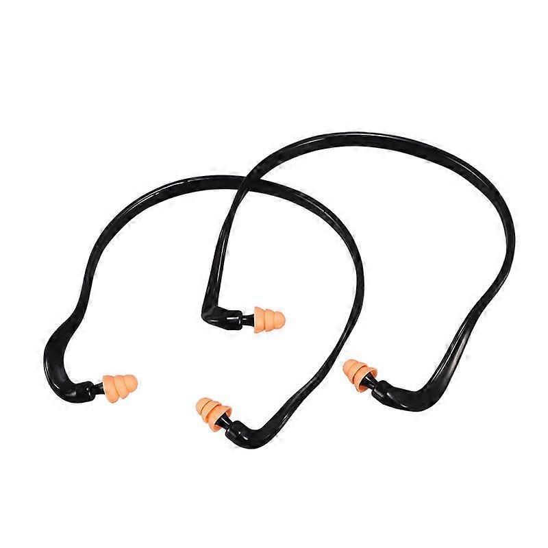 New pattern Conjoined Bracket Type Silicone Earplug Anti-noise Sound Insulation Earplug Head-mounted Learning Earplug