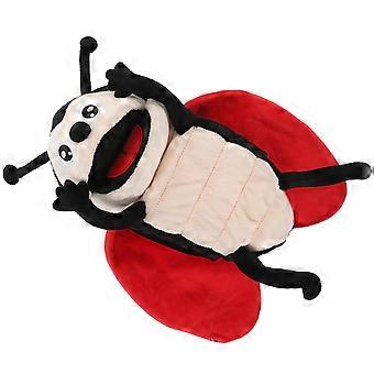 Cartoon Ladybug Hand Puppet Portable Plush Ladybug Toy Funny Ladybug Hand Puppet