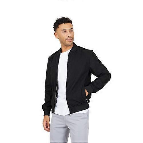 Brave Soul Mens Plain Padded Bomber Jacket