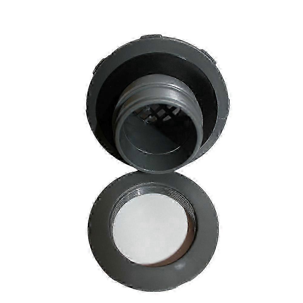 Pool Inlet and Outlet Filter Replacement Kit, 33mm Threaded Connection, Grey Plastic