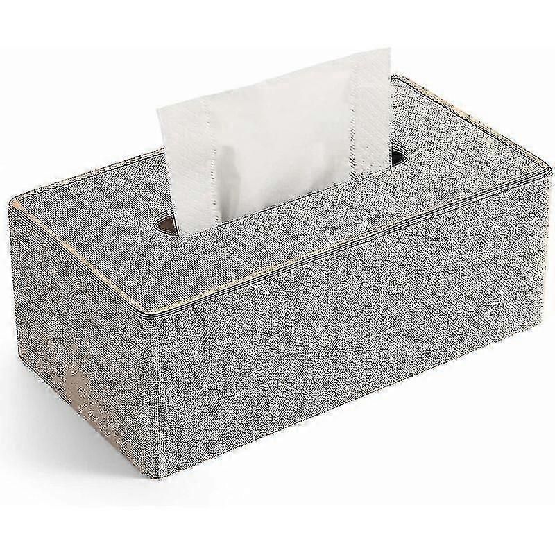 Tissue Box Cover, Kleenex Rectangular Pu Leather Tissue Box Holder
