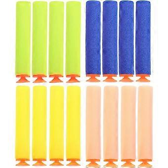 ibasenice Soft Foam Darts Tips 2.83 Inch 100Pcs Multicolor Compatible with War Game Series Kids Outdoor Play Safe Eva Darts Bullets