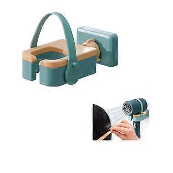 Wandmontage Föhnhouder 180 Rotatie Handsfree Houder Zelfklevende Houder Compatibel met de meeste haardrogers Geschikt voor Hotel en Thuis, Bathroo