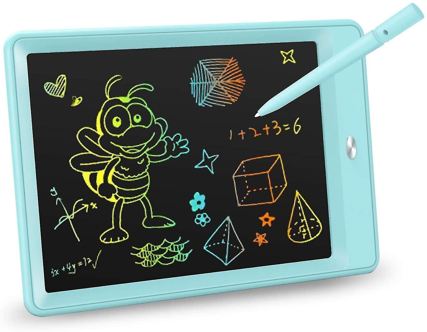 Lcd Writing Tablet, 10 Inch Colorful Toddler Doodle Board Drawing Tablet, Erasable Reusable Electronic Drawing Pads