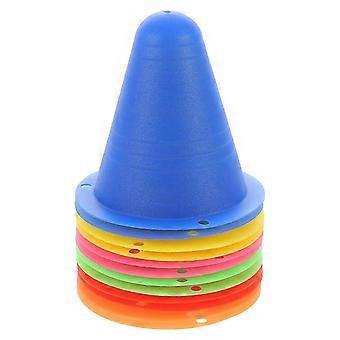12pcs Plastic Agility Cones For Kids Mini Traffic Safety Cones Construction Agility Cones For Party Drills Basketball Soccer XI
