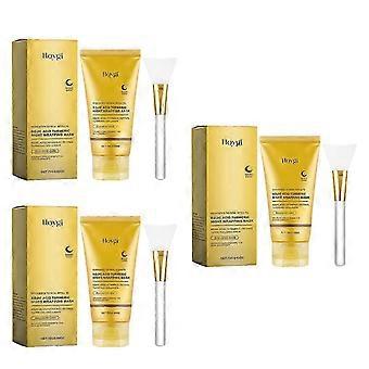 Kojic Acid Turmeric Overnight Wrapping Peel Off Mask for Dark Spots & Glowing Skin, Collagen Brightening Skincare