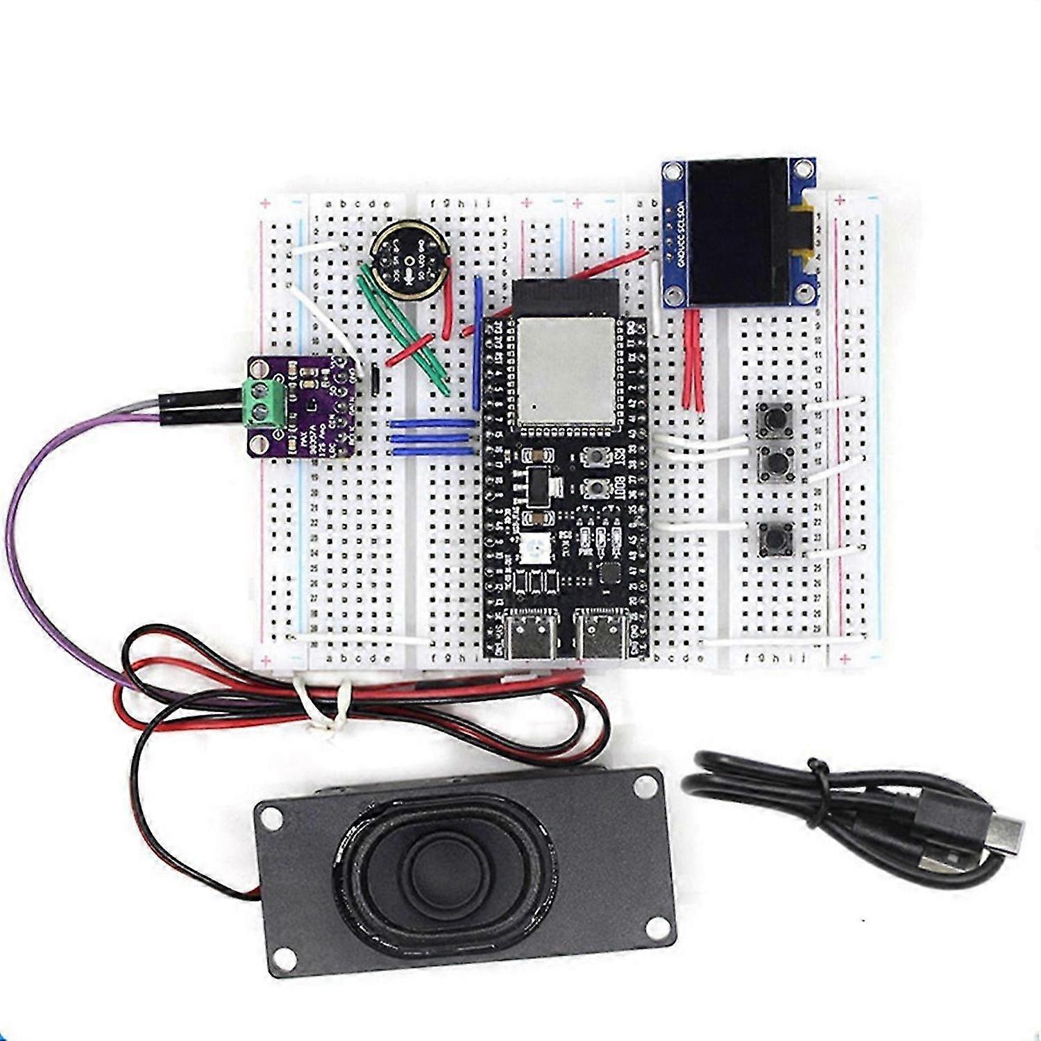 AI Voice Chat Robot ESP32-S3 Development Board Breadboard 0.96inch