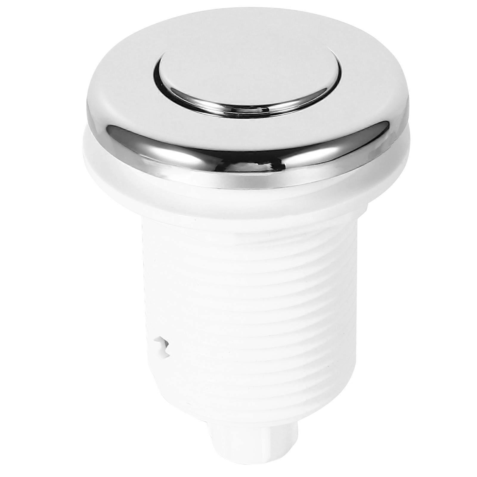1 Pc Practical Air Air Button Convenient Push Button Replacement Part (Silver White)