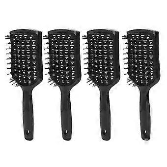 4er-Pack belüftete Haarbürsten, Glättungsbürsten, Entwirrungsbürsten zum Föhnen, für nasses, trockenes, lockiges, dickes und glattes Haar - xxy