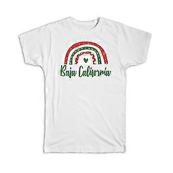Gift T-Shirt: Baja California Mexico Rainbow