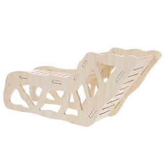 Wooden Hamster Climbing Ladder for Hideout 4Pcs Pet Habitat Set