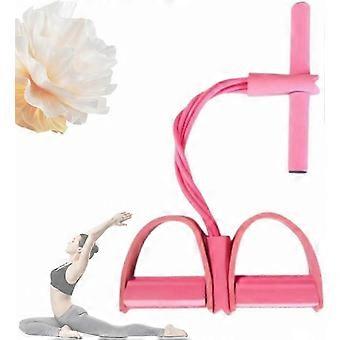 Adjustable Resistance Training: 8-Tube Pedal Resistance Device with 21 Detachable, Adjustable Fitness Bands