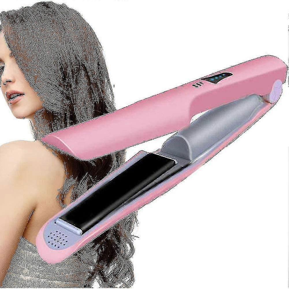 Mini Wireless Usb recargable plancha de pelo inalámbrica
