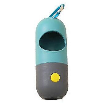 Dog Poop Dispenser with Metal Clip: Large Capacity Hands-Free Portable Pet Waste Bag Holder for Outdoor Walking and Travel