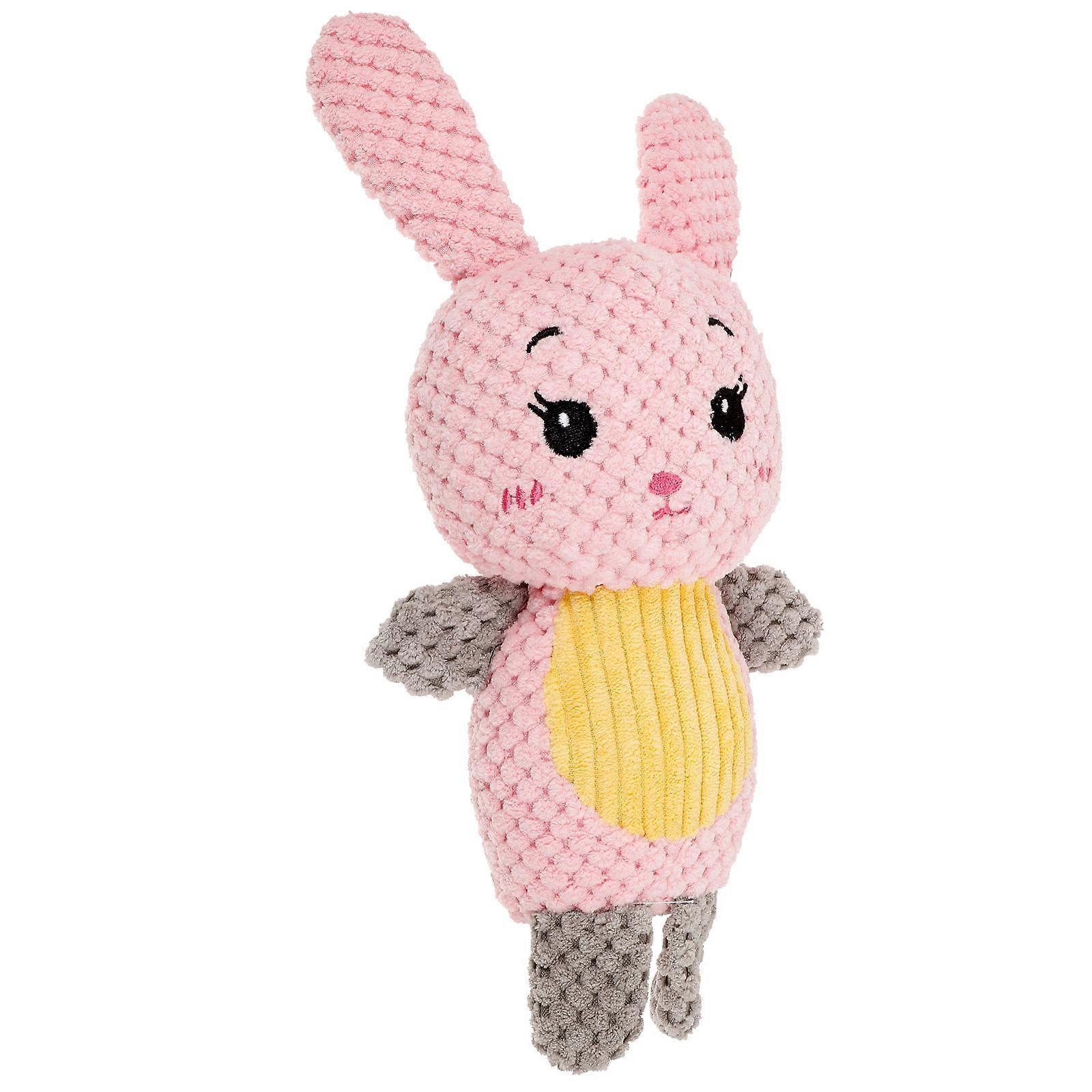 Dog Chewing Toy Easter Plush Rabbit 4Pcs Interactive for Playing