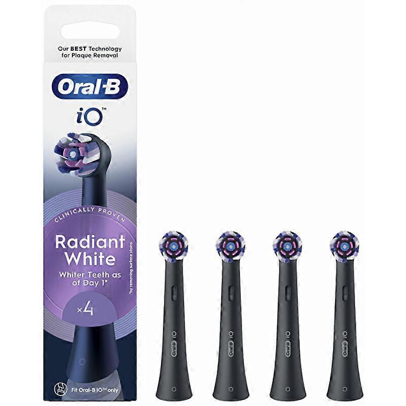 iO Radiant ( White Black ) - replacement brush heads 4 pcs