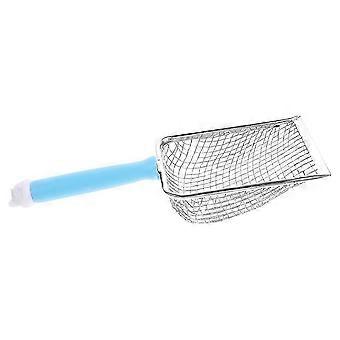Pala para arena de gatos de acero inoxidable, antiadherente, duradera, fácil de limpiar, herramienta para limpiar la caja de arena de mascotas domésticas, paquete de 5