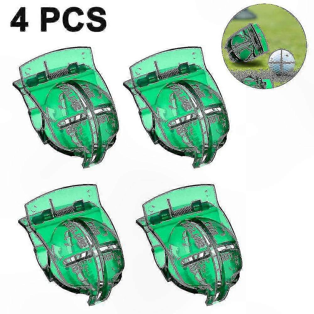 4-Pack Golf Ball Alignment Tools for Putting Practice & Marking
