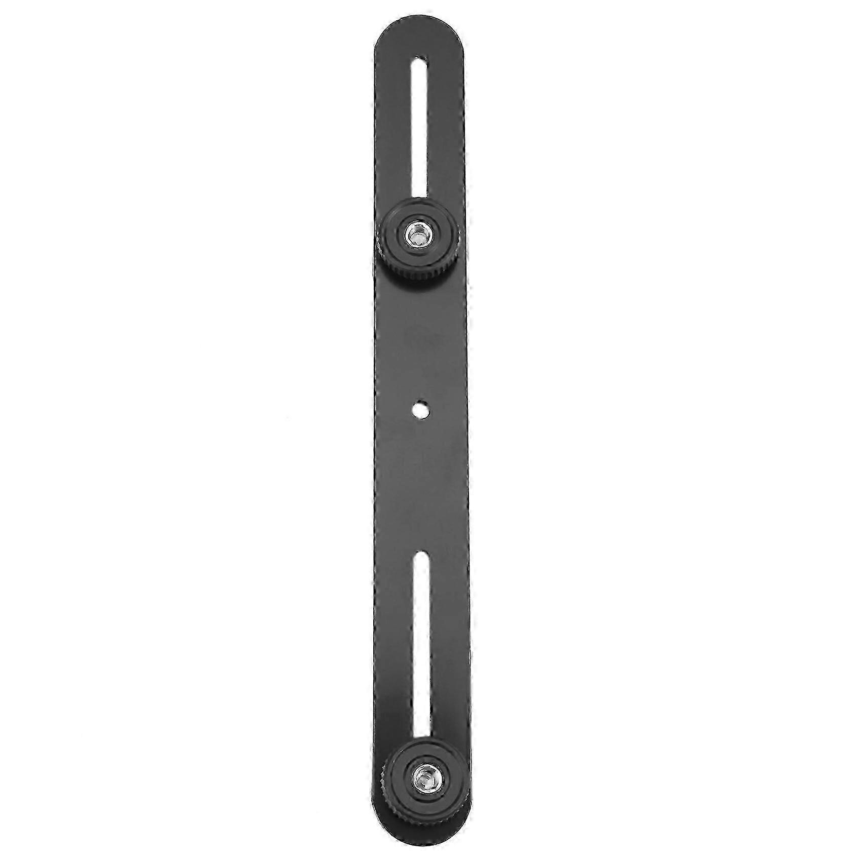 Dual flash bracket. Hot shoe mount compatible with tripod. DSLR camera. Easy.