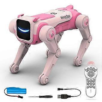AI Robot Dog Remote Control Stunt Robot Dog Singing and Dancing Smart RC Robot Pet Toy AI Voice Control for Kids B-SSZFV