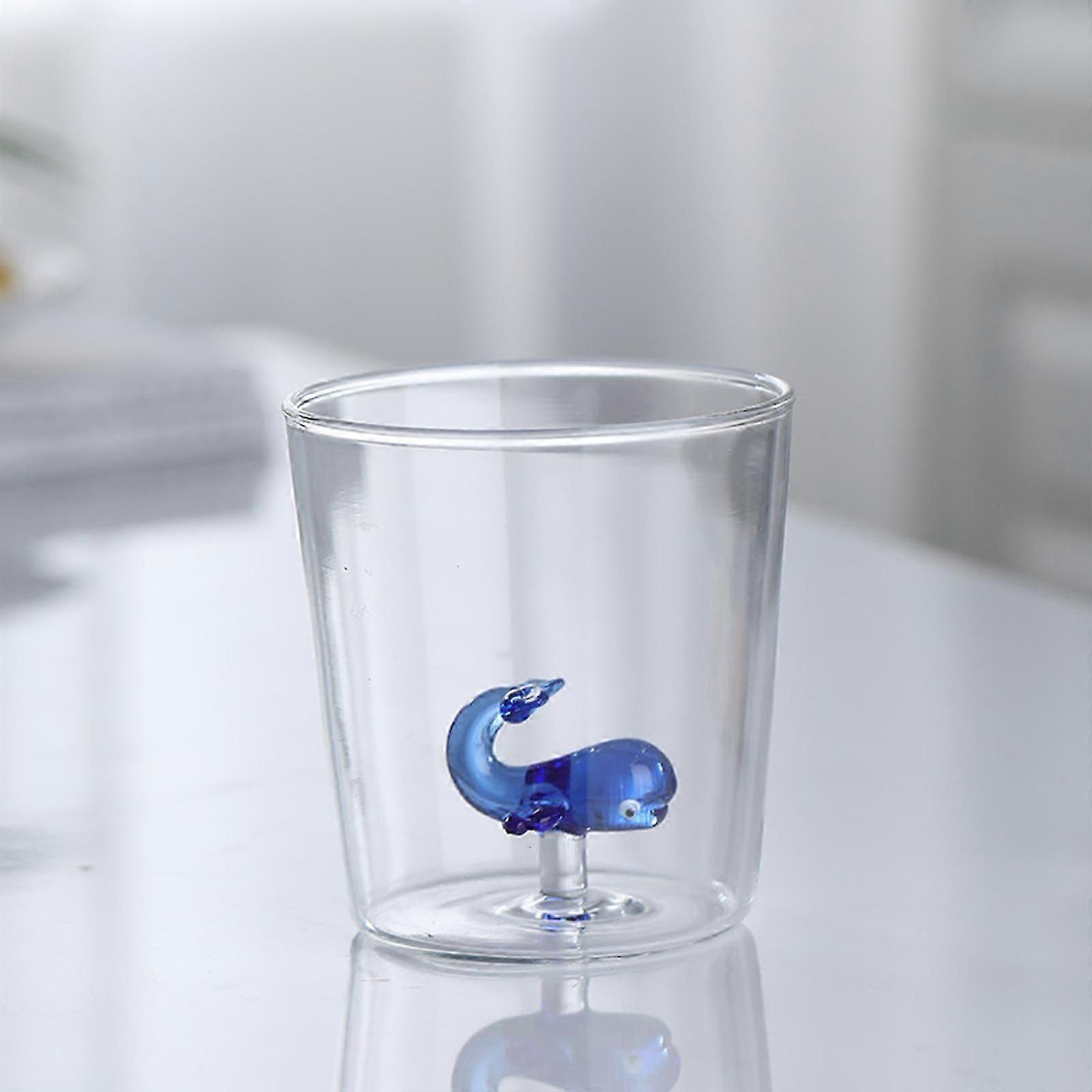 Crystal Clear 3D Decor Glass Cup