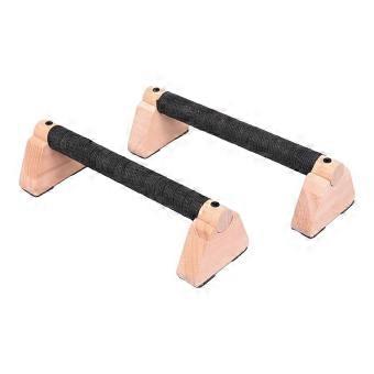 Ergonomic Wooden Push-Up Bar Stand, Anti-Slip, 2Pcs Home Gym