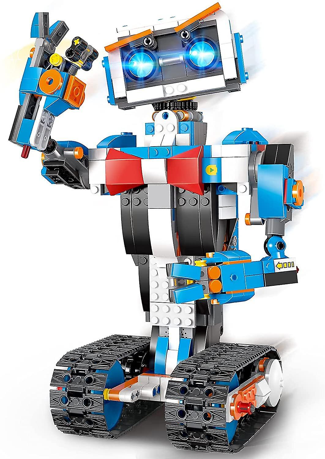 Stem Robot Building Block Toys For Kids,okk Remote And App Controlled Engineering Science Educational Assembling Learning Kits Intelligent Rechargeabl