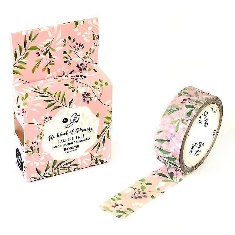 Greenery Washi Decorative Masking Tape For Diy Crafts