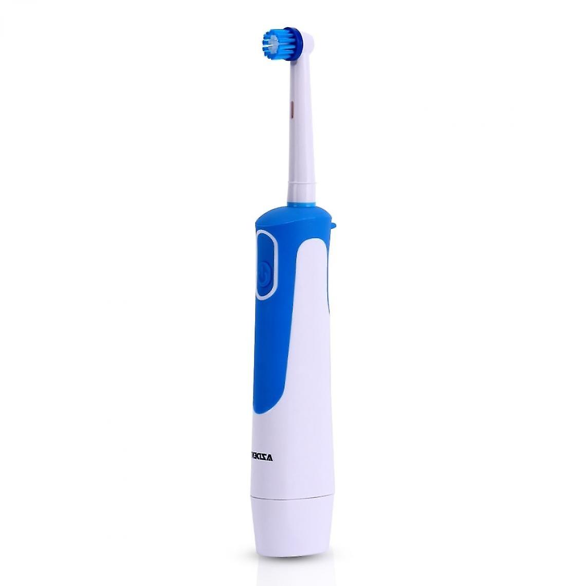 Toothbrush Rotating Toothbrush Deep Clean Non-refillable 7 Replacement Teeth Heads(blue)