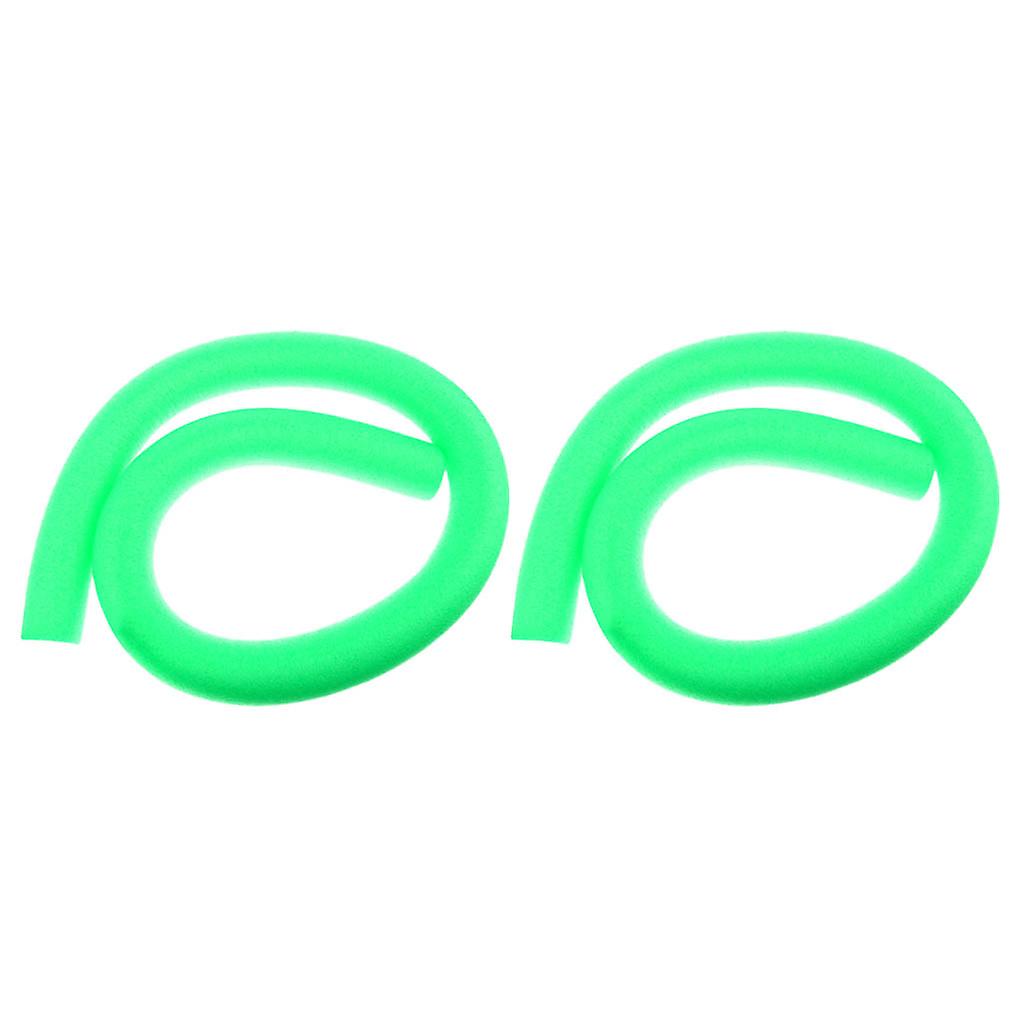 2 Pieces Lightweight Floating Swimming Pool Noodle Float Training Aid Red