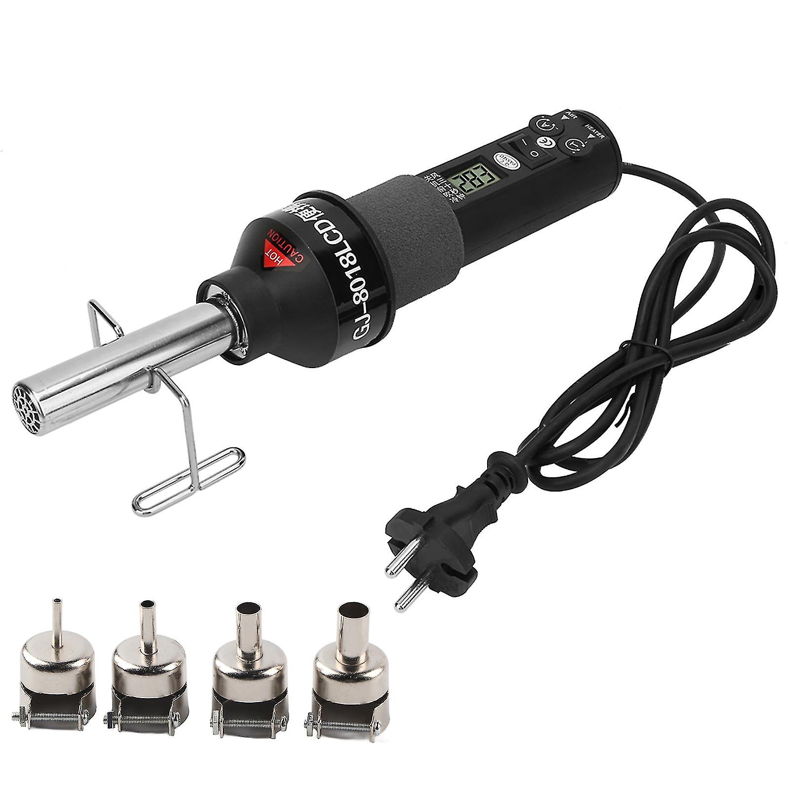 220V 450w Lcd Adjustable Electronic Heat Hot Air Gun Desoldering Soldering Station Ic Smd Bga