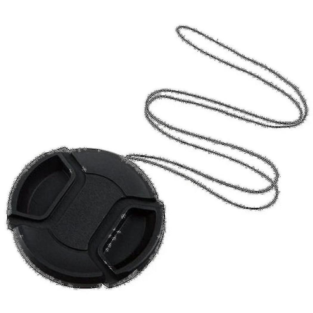 55mm Camera Lens Cap, Black