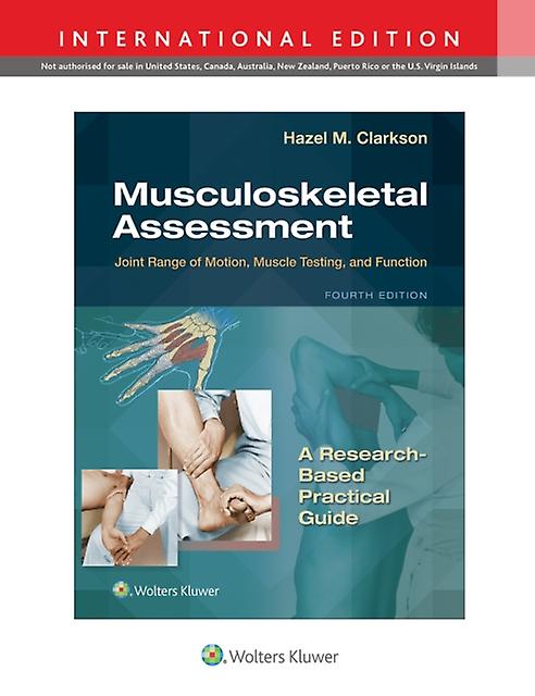 Musculoskeletal Assessment by Hazel Clarkson Paperback Book
