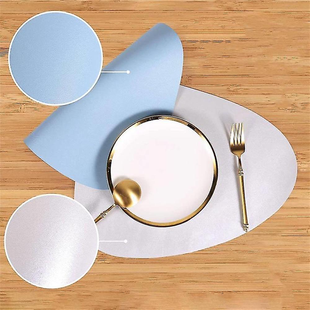 Placemats And Coasters,pu Heat Resistant Dining Table Place Mats 4pcs