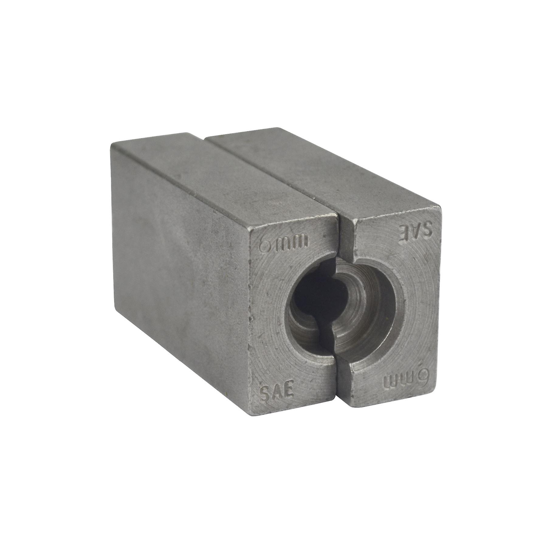 6mm SAE Brake Pipe Flaring Flare Tool Split Die Clamp FL40